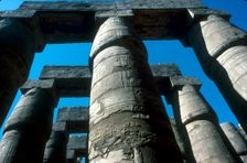 Pillars in the Great Hypostyle Hall, Temple of Amun, Karnak, Egypt, 14th-13th century BC