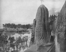 Pillars of Hercules, Columbia River c1897. Creator: Unknown
