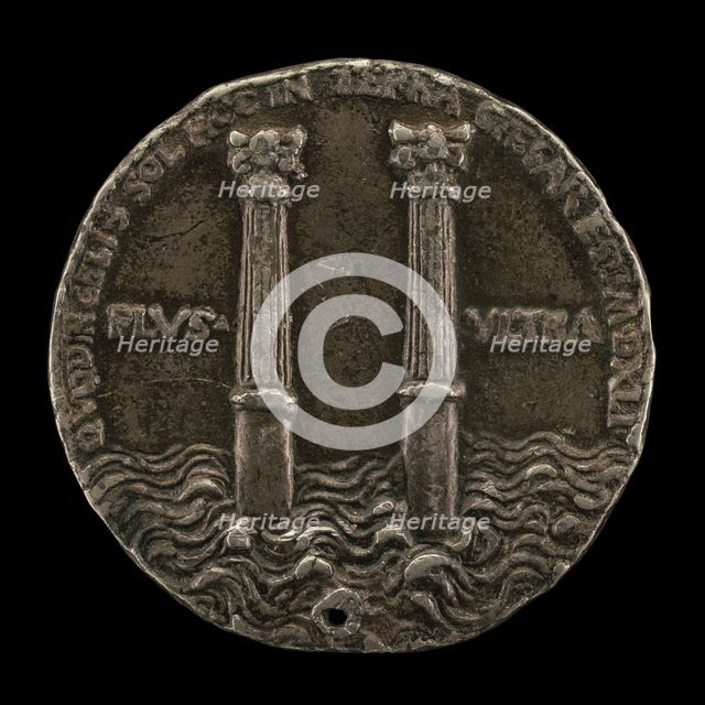 Pillars of Hercules [reverse], 16th century. Creators: Unknown, Georg Fugger Group.
