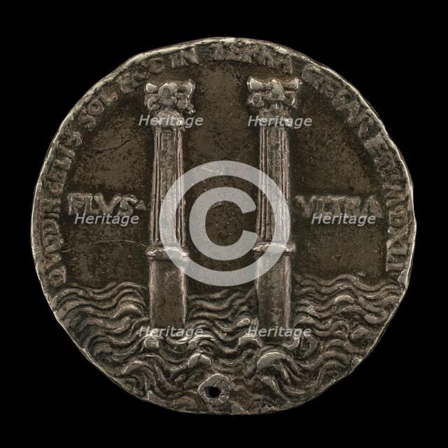 Pillars of Hercules [reverse], 16th century. Creators: Unknown, Georg Fugger Group.