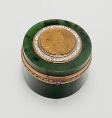 Pillbox, Saint Petersburg, 1850/1900. Creator: Fabergé Workshop