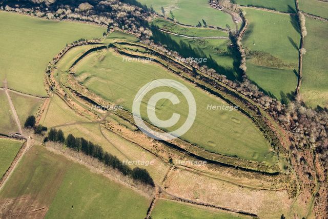 Pilsdon Pen hillfort, Dorset, 2019. Creator: Damian Grady.