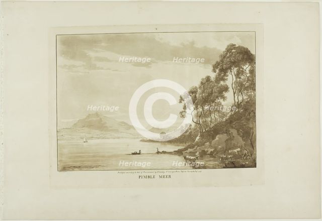 Pimble Meer, 1776. Creator: Paul Sandby.