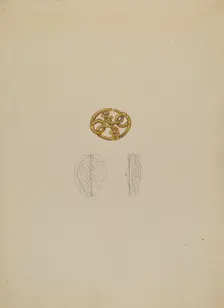 Pin, 1935/1942. Creator: Vincent Burzy