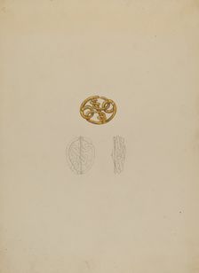 Pin, 1935/1942. Creator: Vincent Burzy