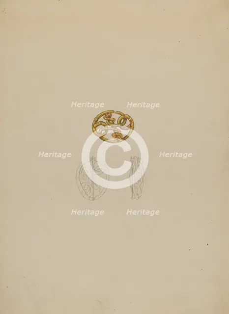Pin, 1935/1942. Creator: Vincent Burzy.