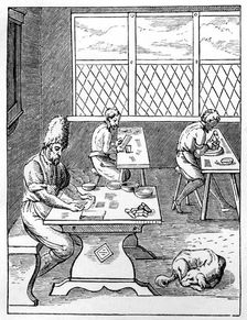 Pin and needle maker, c1559-1591. Artist: Jost Amman