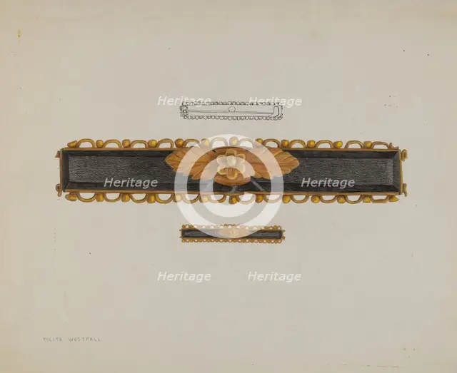 Pin, c. 1937. Creator: Tulita Westfall.