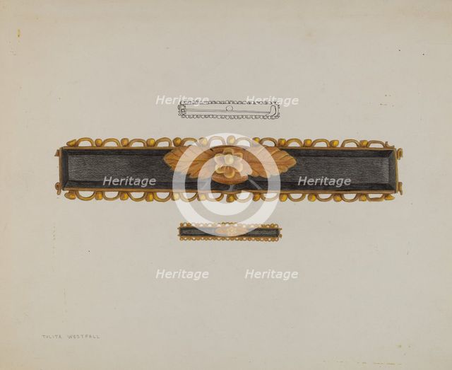 Pin, c. 1937. Creator: Tulita Westfall.