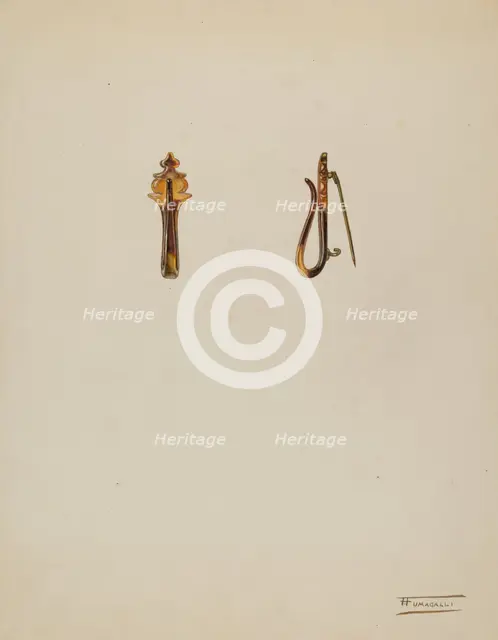 Pin, c. 1939. Creator: Frank Fumagalli.