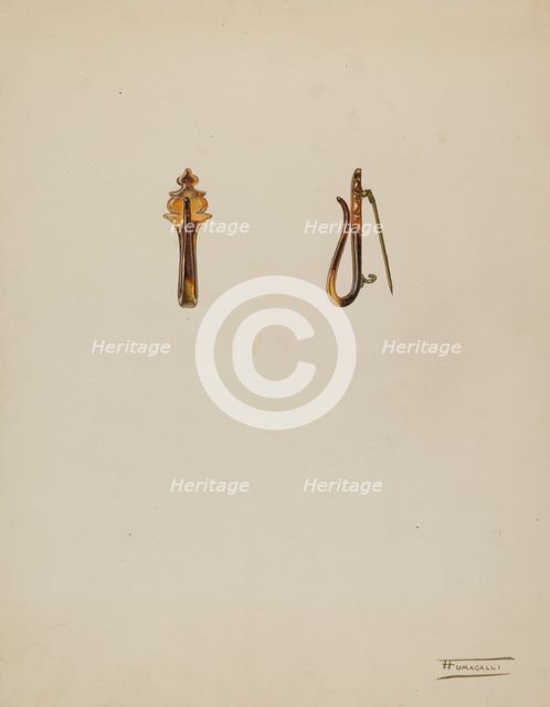 Pin, c. 1939. Creator: Frank Fumagalli.