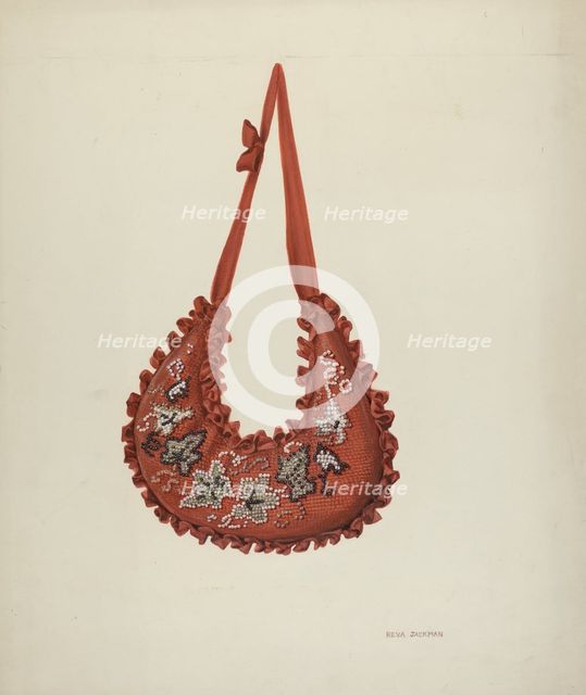 Pin Cushion, 1935/1942. Creator: R. Jackman.