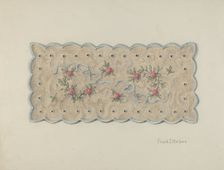 Pin Cushion Doily, c. 1939. Creator: Frank Nelson