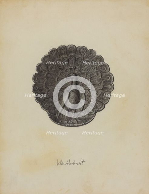 Pin Tray, c. 1940. Creator: Helen Hobart.