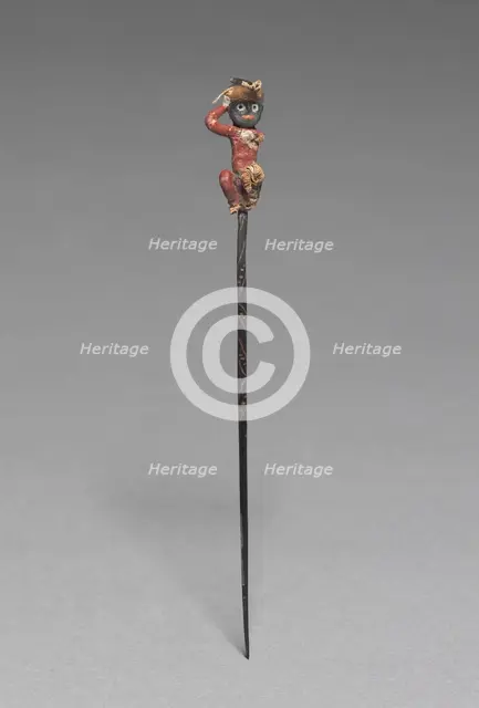 Pin with Yarn Figure, c. 300 BC-AD 200. Creator: Unknown.