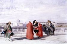 Pincian Hill, Rome, c1845-1870. Creator: Ferdinand Heilbuth