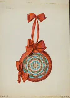 Pincushion, c. 1937. Creator: Ruth M. Barnes