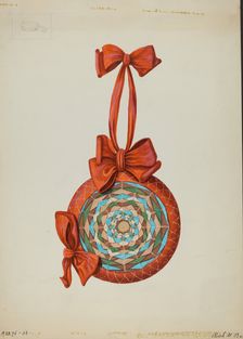 Pincushion, c. 1937. Creator: Ruth M. Barnes