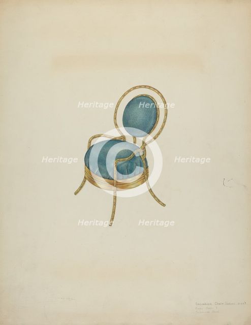 Pincushion, c. 1938. Creator: M. Louise Kent.