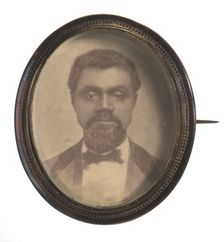 Pinback button featuring a campaign portrait of Senator William B. Nash, ca. 1868. Creator: Unknown