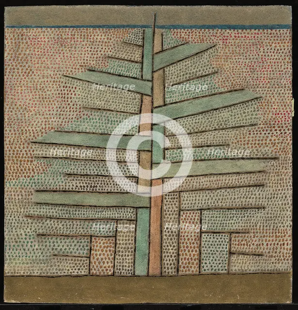 Pine tree, 1932. Artist: Klee, Paul (1879-1940)