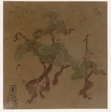 Pine trees, Edo period, late 16th-early 17th century. Creator: Hon'ami Kôetsu