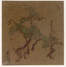 Pine trees, Edo period, late 16th-early 17th century. Creator: Hon'ami Kôetsu