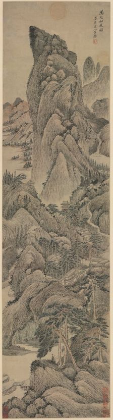 Pine Wind from Myriad Villages, 1644-1912. Creator: Wu Li (Chinese, 1632-1718)