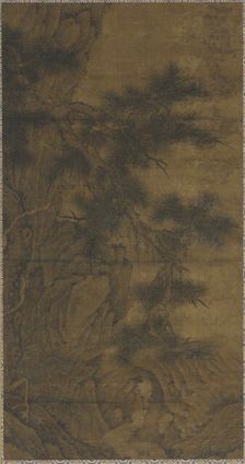 Pine and Brook, Ming dynasty, 16th century. Creator: Unknown