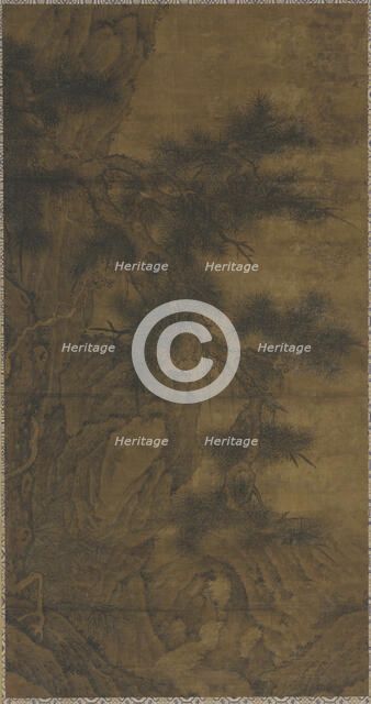 Pine and Brook, Ming dynasty, 16th century. Creator: Unknown.