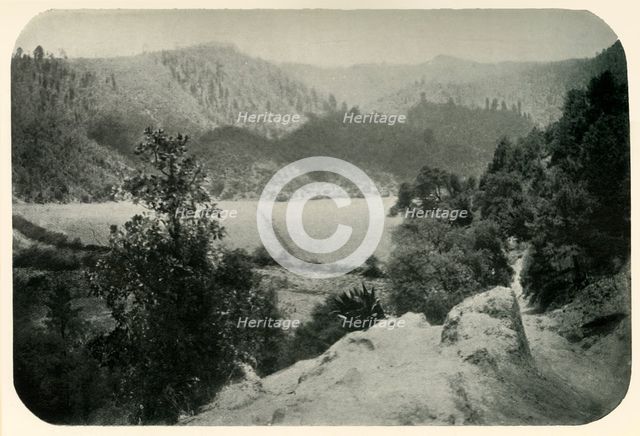 'Pine-Clad Hills Forming the Rim of the Valley of Mexico, 8,000 Feet Elevation Above Sea-Level', 191 Creator: Unknown.