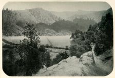 Pine-Clad Hills Forming the Rim of the Valley of Mexico, 8,000 Feet Elevation Above Sea-Level 191 Creator: Unknown