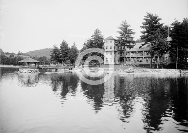 Pine Grove Springs Hotel, Lake Spofford, N.H., between 1900 and 1905. Creator: Unknown.