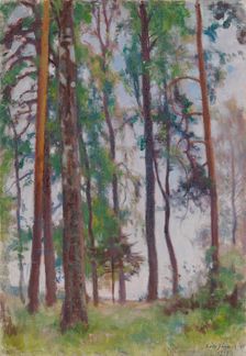 Pines, 1919. Creator: Eero Jarnefelt