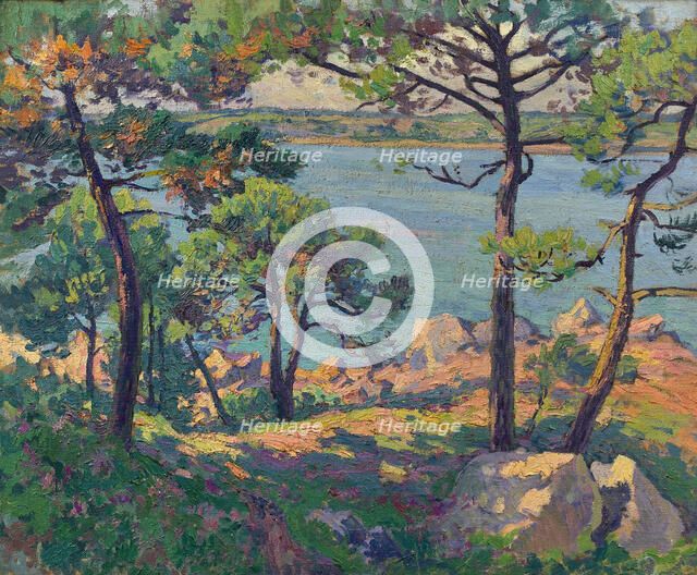 Pines over the Trieux river, 1913.