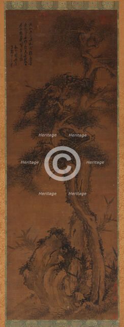 Pines, Rock, and Bamboo, 17th century. Creator: Unknown.