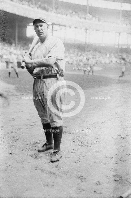 Ping Bodie, New York AL (baseball), 1918. Creator: Bain News Service.