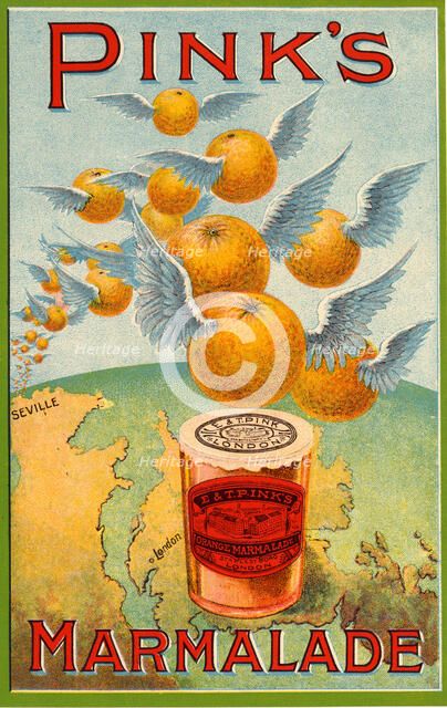 Pink's Marmalade, 19th century. Artist: Unknown