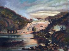 Pink terraces, c1885. Creator: Unknown