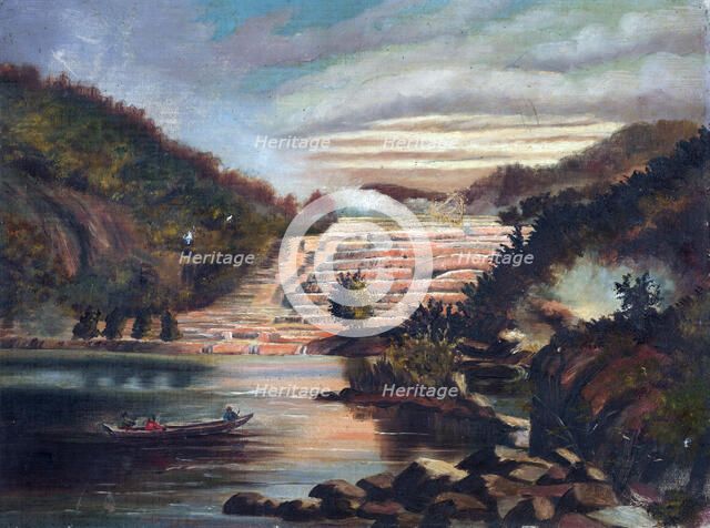 Pink terraces,  c1885. Creator: Unknown.