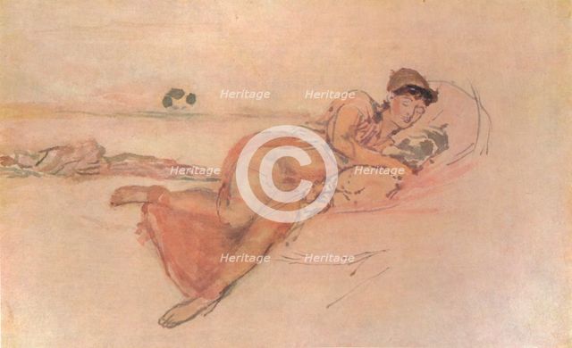 'Pink and Rose, The Mother's Sleep', c1895, (1904). Artist: James Abbott McNeill Whistler.