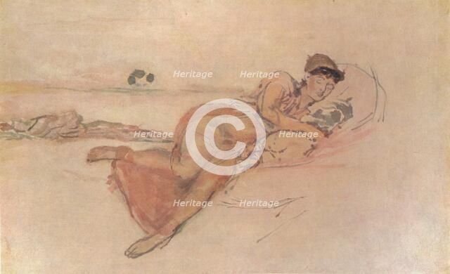 'Pink and Rose, The Mother's Sleep', c1895, (1904). Artist: James Abbott McNeill Whistler.