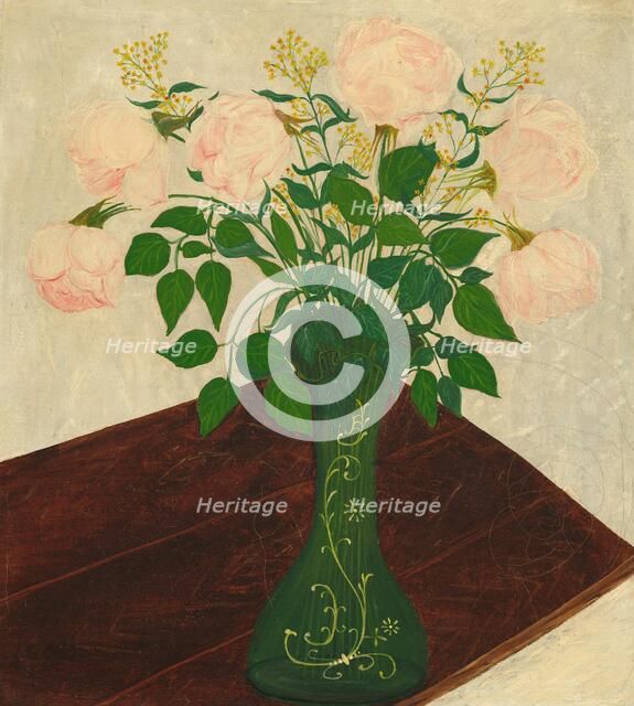 Pink Roses, fourth quarter 19th century. Creator: Unknown.