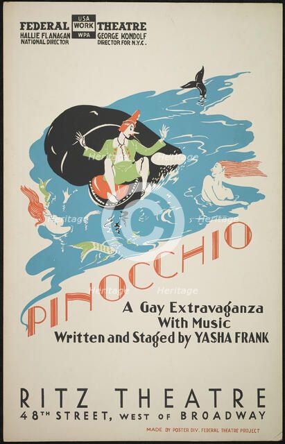 Pinocchio, [193-]. Creator: Unknown.