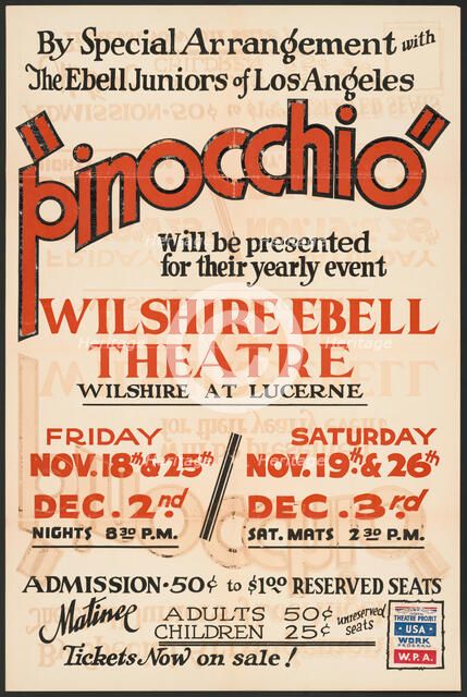 Pinocchio, [193-]. Creator: Unknown.