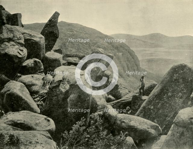 'Pinnacle & Organ Pipes, Mount Wellington', 1901. Creator: Unknown.
