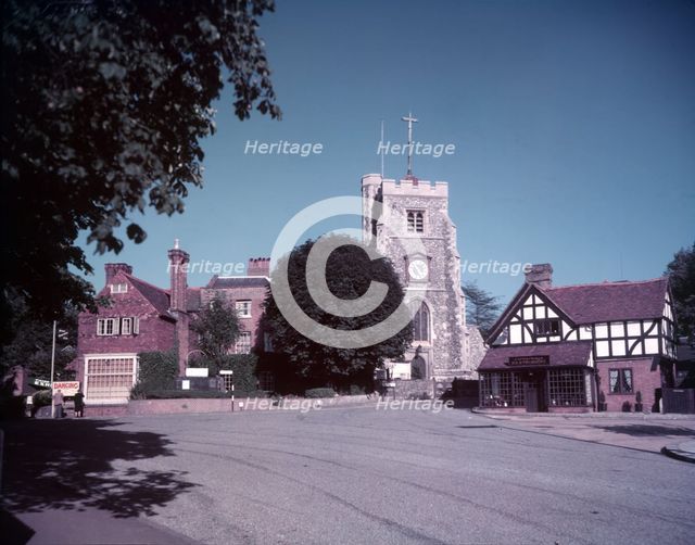 Pinner Parish Church, Middlesex, c1955. Creator: Arthur Charles Kirby Ware.