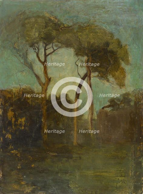 Pins parasols en Italie, between 1856 and 1862. Creator: Jean-Baptiste Carpeaux.