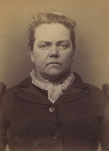 Pioger. Louise (veuve Lefèvre). 45 ans, né à Mézières (Sarthe). Giletière. Disposition du ..., 1894. Creator: Alphonse Bertillon