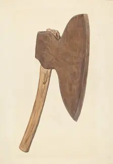 Pioneeer Broad Axe, c. 1941. Creator: Glenn Wilson